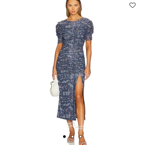 Free People | Dresses | Briella Midi Dress In Navy Combofree People Size  Large | Poshmark